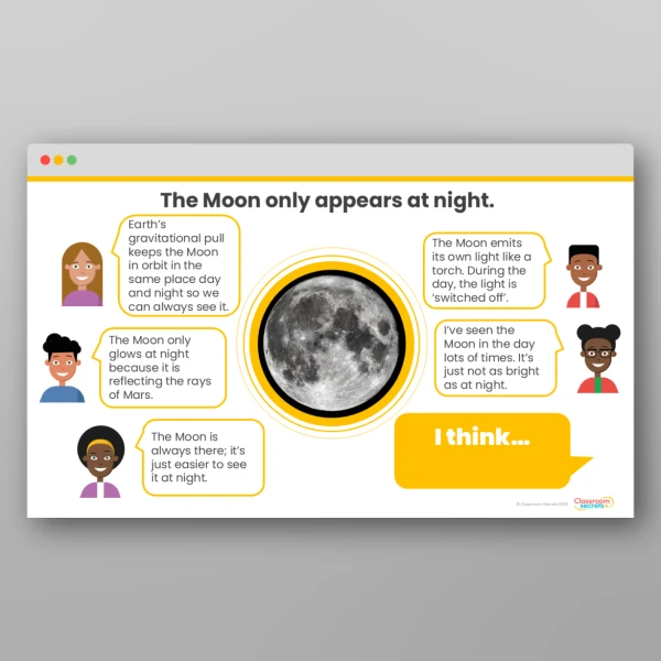 An image of the Earth and Space Concept Cartoons Resource