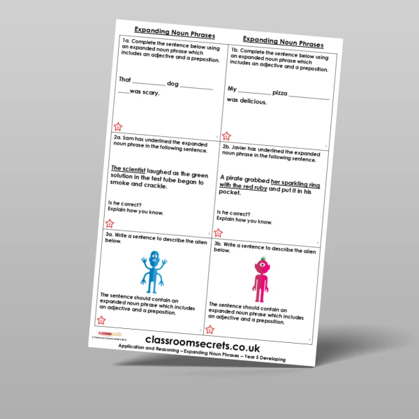 An image of the Expanding Noun Phrases Application and Reasoning Resource