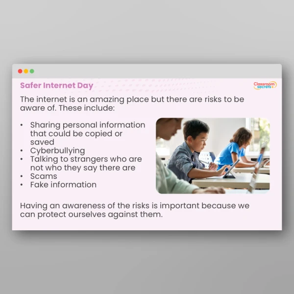 An image of the Safer Internet Day Whole School Assembly Resource