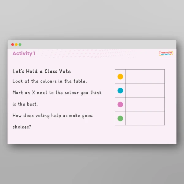 An image of the Values - Democracy Resource