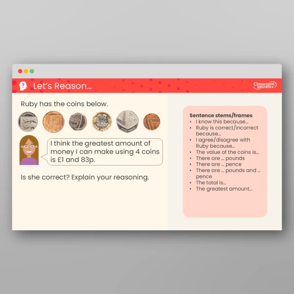 An image of the Pounds and Pence Teaching PPT Resource