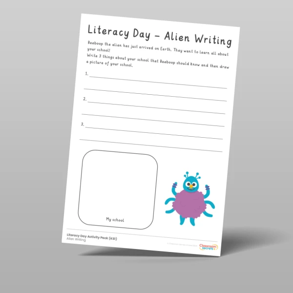 An image of the Literacy Day Activity Pack Resource