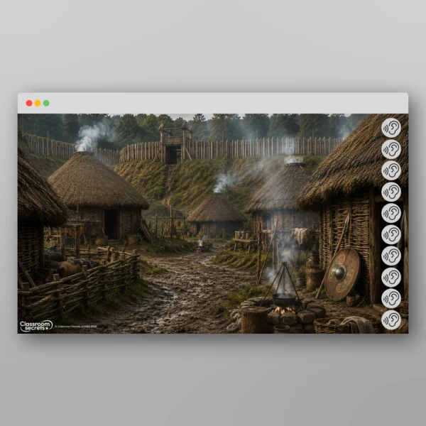 An image of the Time Travel Adventure - Stone Age to Iron Age Soundscape Resource