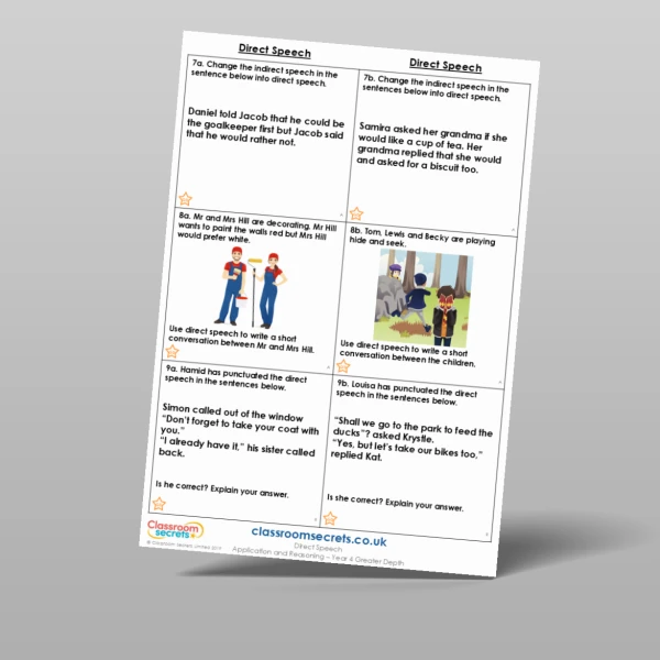 An image of the Direct Speech Application and Reasoning Resource