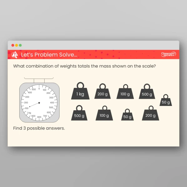 An image of the Measure Mass in Kilograms and Grams Teaching PPT Resource