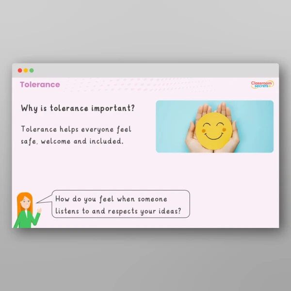 An image of the Values - Tolerance Resource