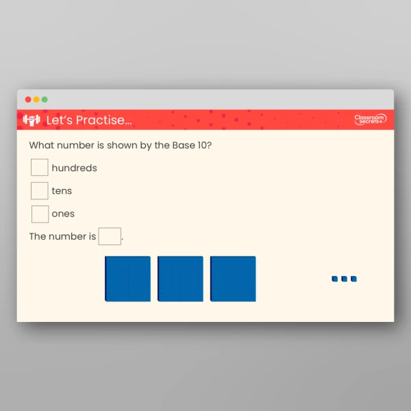 An image of the Free Represent Numbers to 1,000 Teaching PPT Resource