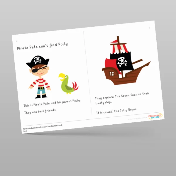 An image of the Pirate Adventure Cross-Curricular Pack Resource