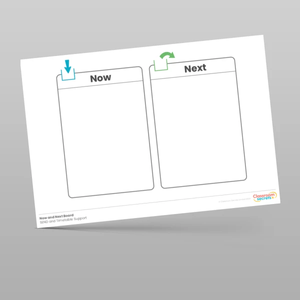 An image of the Now and Next Board Resource
