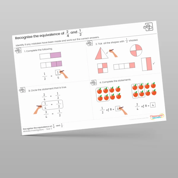 An image of the Fractions Mistake Investigators Resource