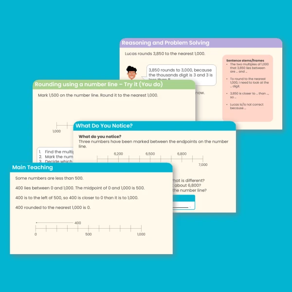 An image of the Round to the Nearest 1,000 Teaching PowerPoint Resource