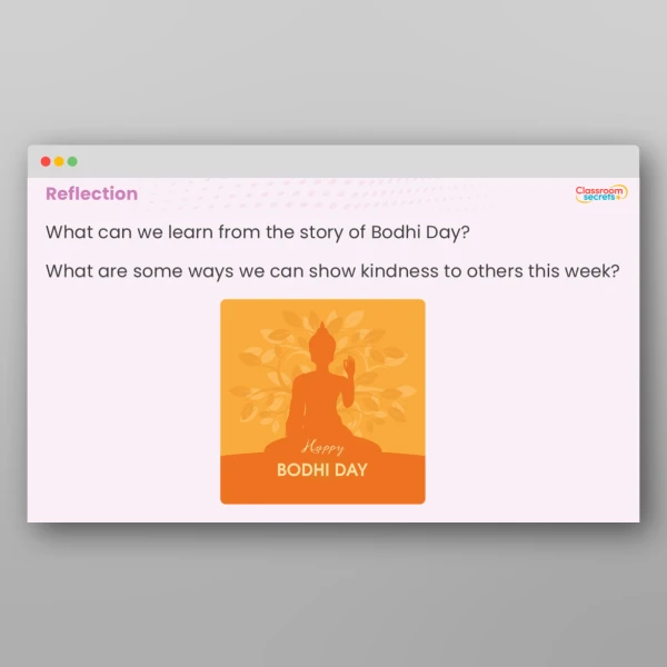 An image of the Bodhi Day Whole School Assembly PPT Resource