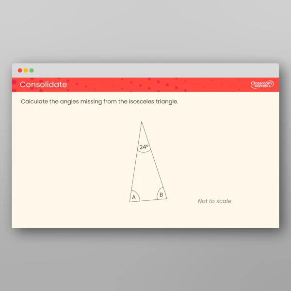 An image of the Angles of a Triangle Tutor PPT Resource