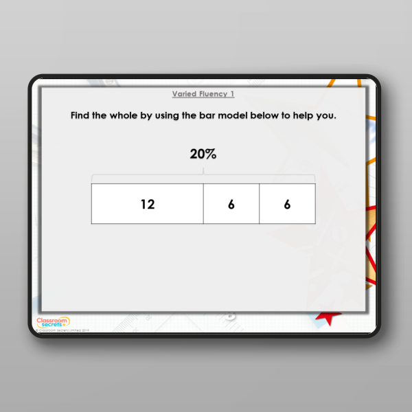 Year 6 Percentages Missing Values Modelling Ppt Resource | Classroom ...