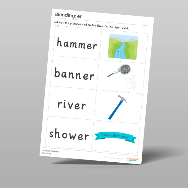 An image of the Phonics Blending Activities er Resource
