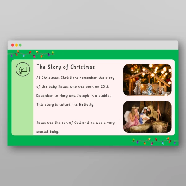 An image of the Christmas Introductory PPT Resource