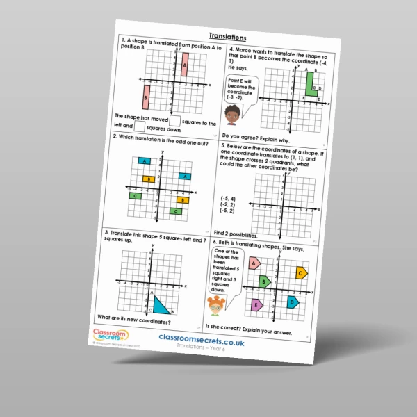An image of the Translations Mixed Activity Resource