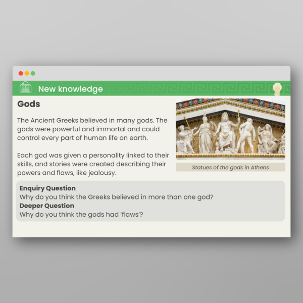 UKS2 The Ancient Greeks What Did The Ancient Greeks Believe In Ppt ...