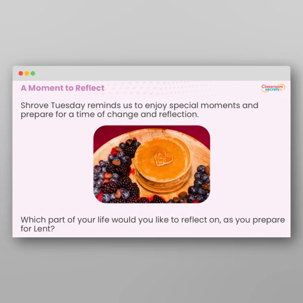 An image of the Shrove Tuesday Whole School Assembly Resource