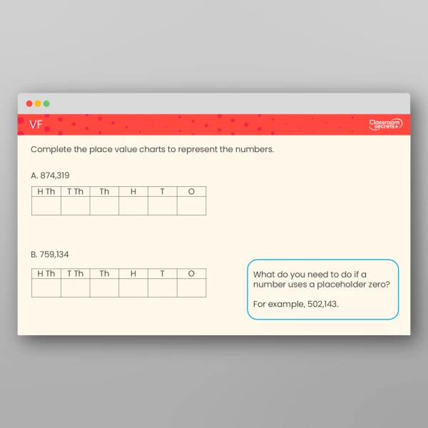 An image of the Free Numbers to 1,000,000 Tutor PPT Resource