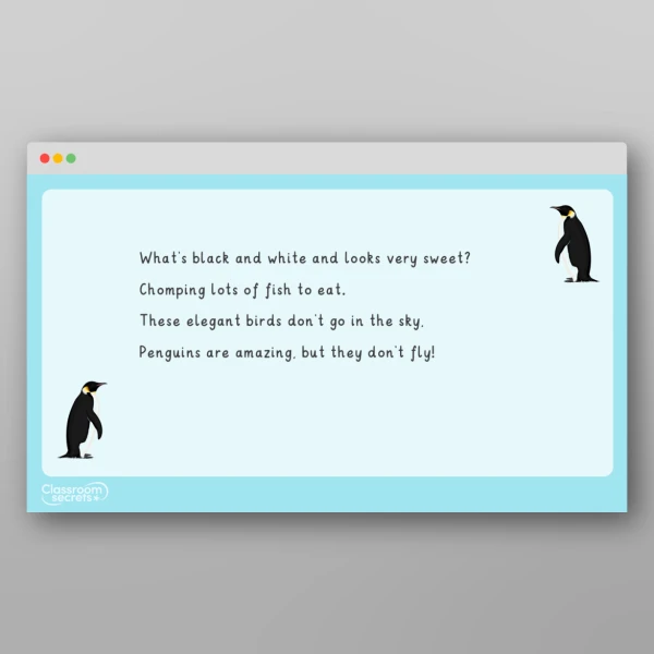 An image of the Amazing World - Polar Regions Rhyme Resource