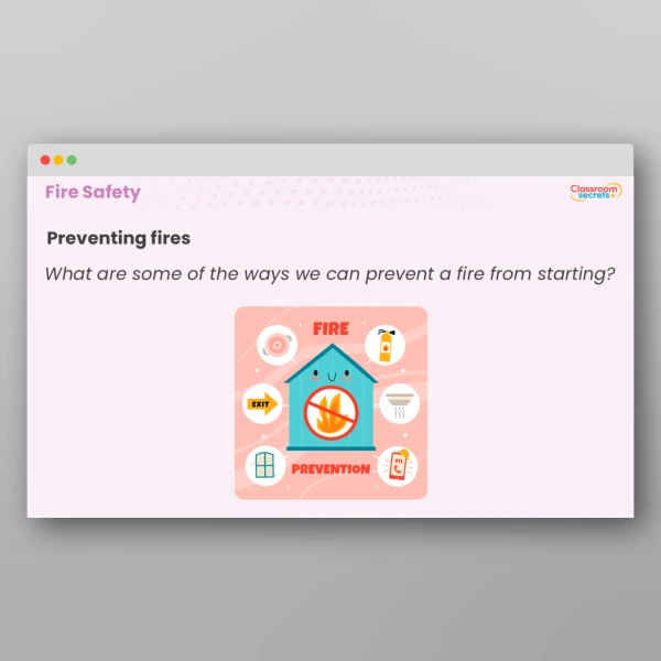 An image of the Fire Safety Whole School Assembly PPT Resource