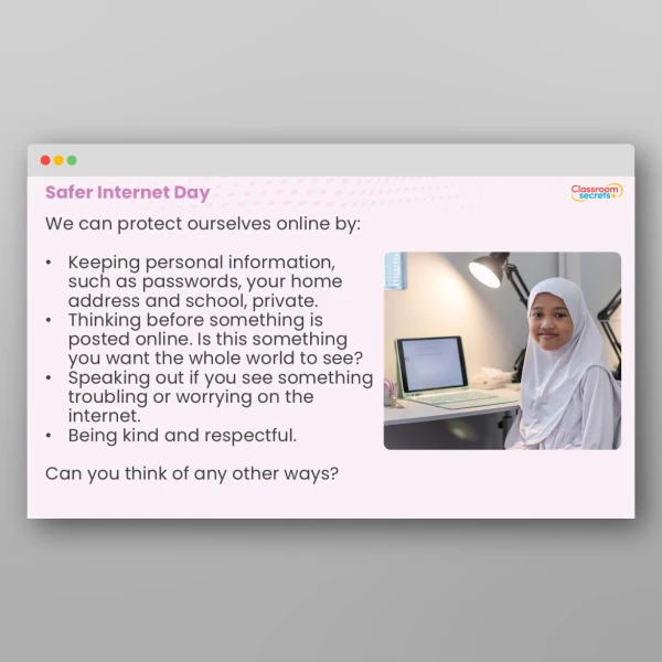 An image of the Safer Internet Day Whole School Assembly Resource