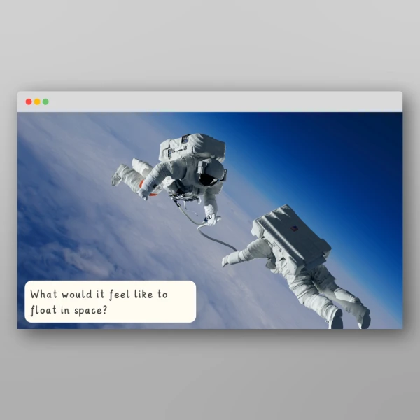 An image of the Amazing World - Space I Wonder Discussion Prompts Resource