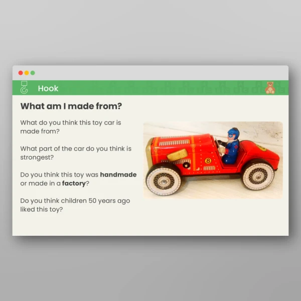 An image of the Lesson 5: What Are the Changes in Material and Technology in Toy Making? PPT Resource