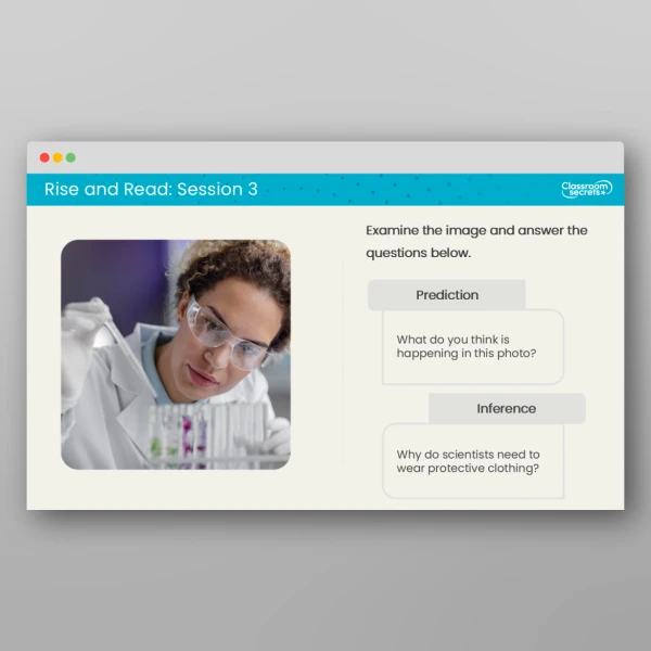 An image of the Rise and Read Marie Curie Resource