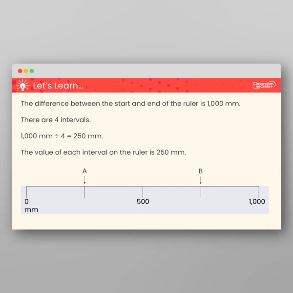 An image of the Number Line to 1,000 Teaching PPT Resource