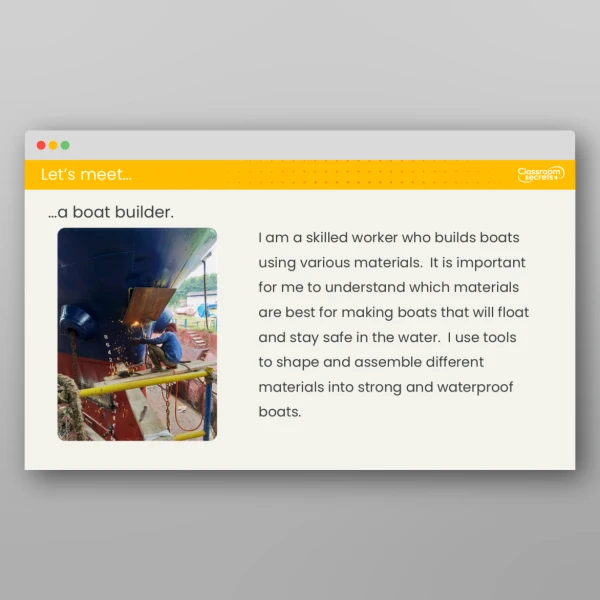 An image of the Lesson 4: What Makes the Best Material for a Boat? Investigation Resource