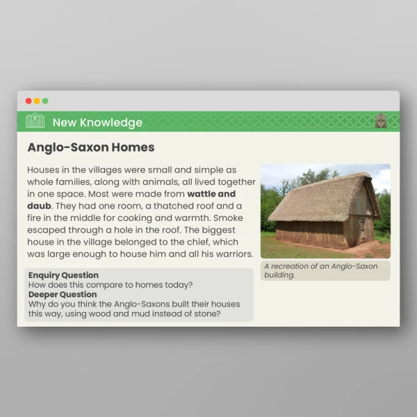 An image of the Lesson 4: What Was Life Like as an Anglo-Saxon? PPT Resource