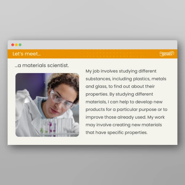 An image of the Lesson 1: What Makes Materials Different? Resource