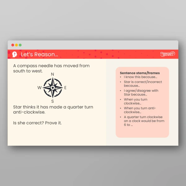 An image of the Free Turns and Angles Teaching PPT Resource