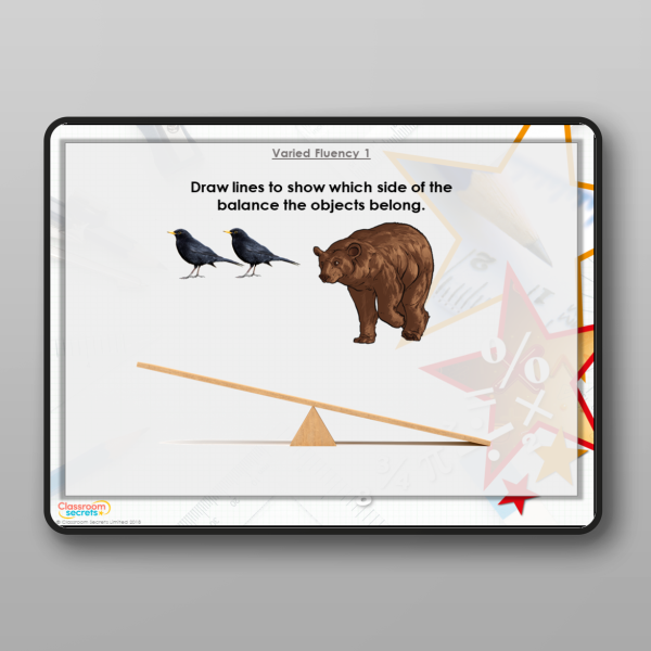 Year 2 Compare Mass Modelling Ppt Resource | Classroom Secrets