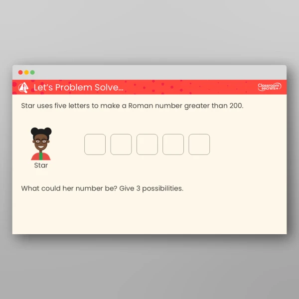 An image of the Free Roman Numerals to 1,000 Teaching PPT Resource