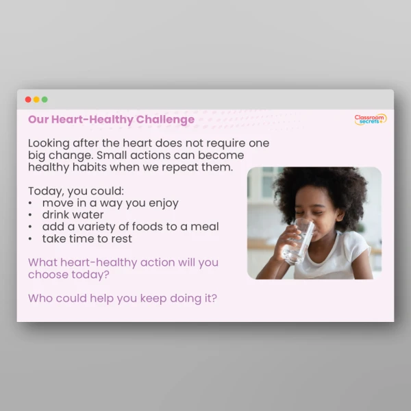 An image of the World Heart Day Whole School Assembly Resource