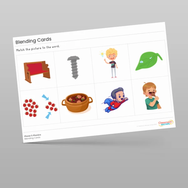 An image of the Blending Cards: ew Resource