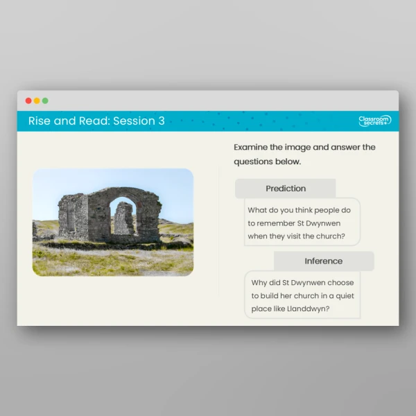 An image of the Rise and Read St Dwynwen's Day Resource