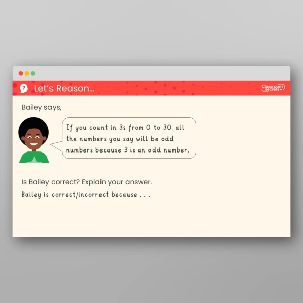 An image of the Count in 3s Teaching PPT Resource