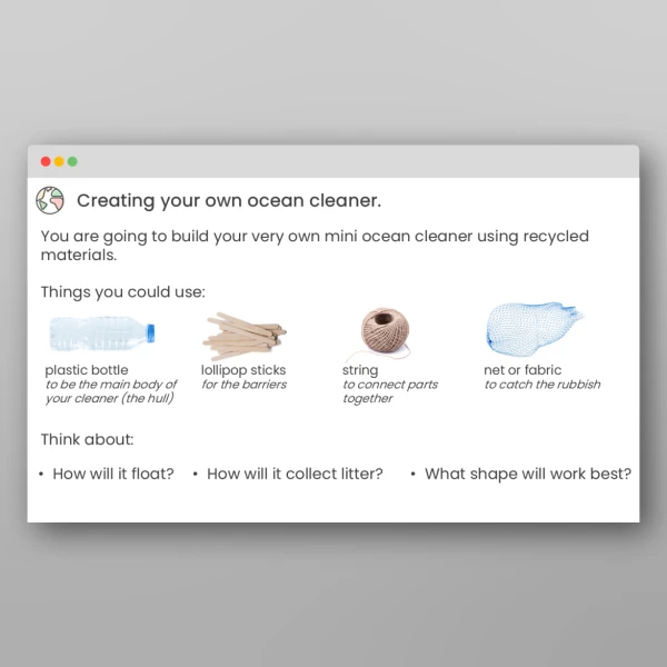 An image of the Keeping the Ocean Clean PPT Resource