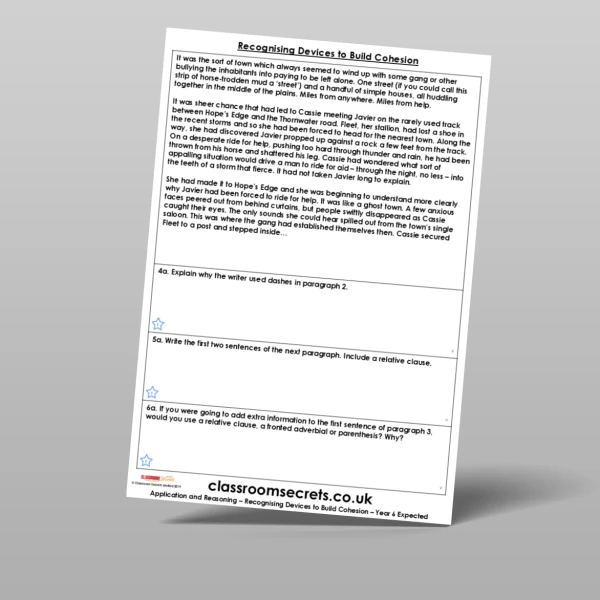 An image of the Recognising Devices to Build Cohesion Application and Reasoning Resource