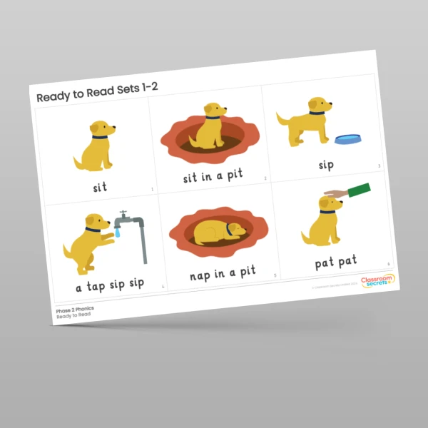 An image of the Ready to Read Short Caption Stories Sets 1-2 Resource