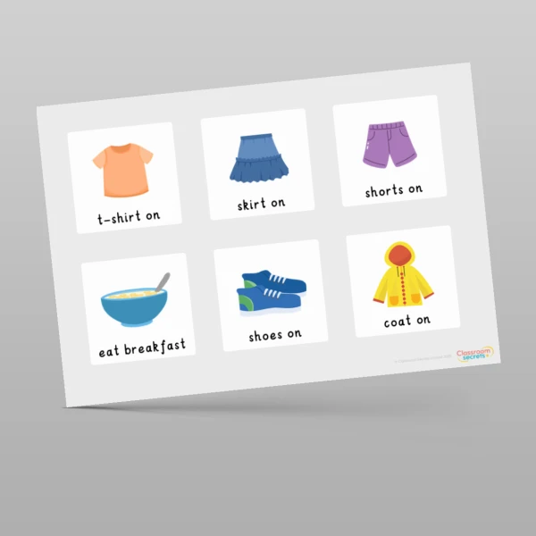 An image of the Daily Visual Timetable for School Holidays Resource