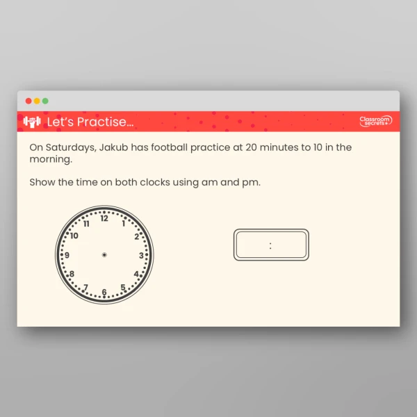 An image of the Use am and pm Teaching PPT Resource
