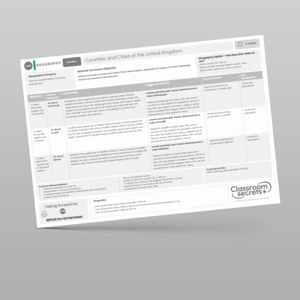 An image of the Counties and Cities of the United Kingdom Resource
