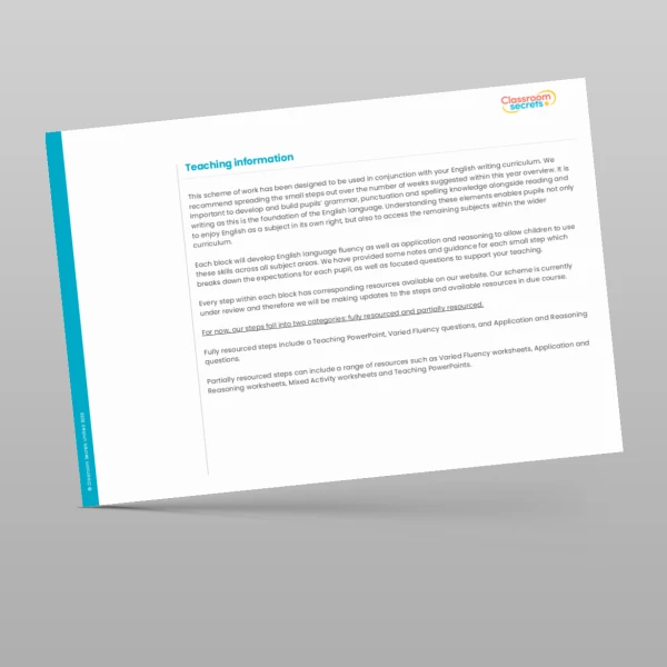 An image of the GPS Scheme Year Overview Resource