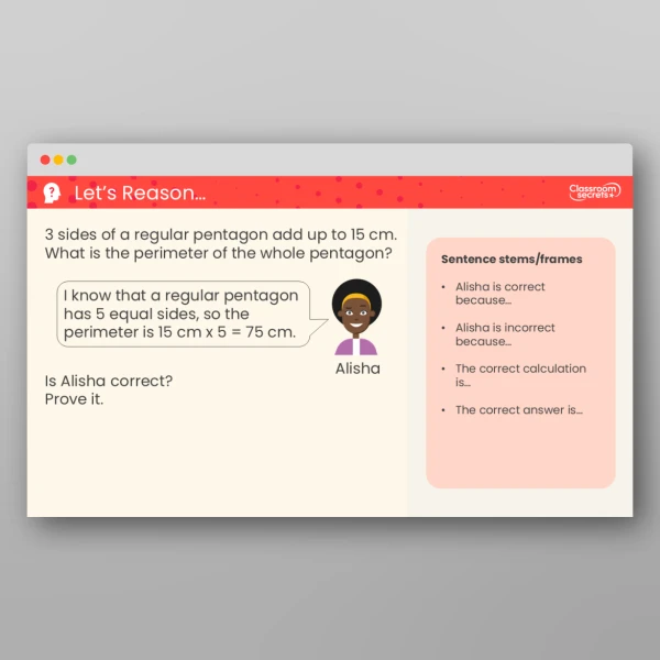 An image of the Perimeter of Polygons Teaching PPT Resource