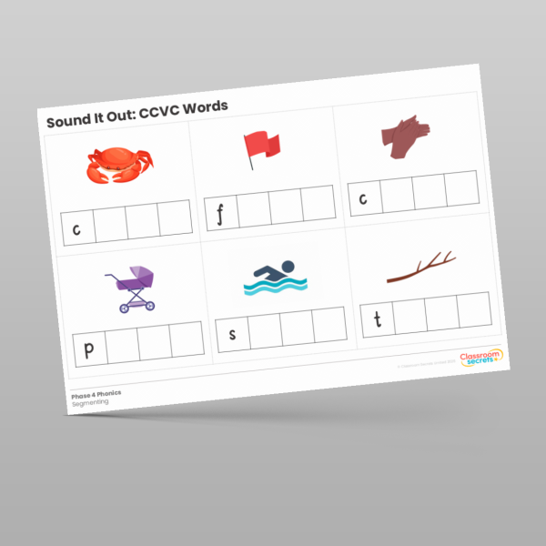Eyfs Phonics Sound It Out Ccvc Resource | Classroom Secrets